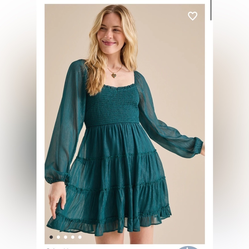 NEW with tags Altar’d State Rita Tiered Mini Dress